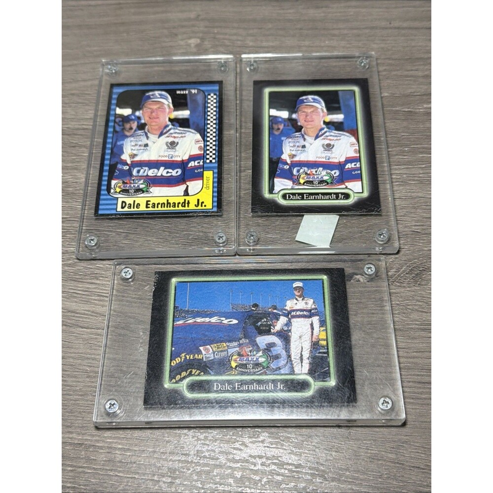 Dale Earnhardt Jr. 1998 Upper Deck Max 10th Anniversary Racing Cards In Acrylic